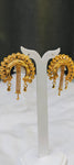 Earring chandbali 24crt gold plated