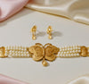 Pearl Chokar set 24crt gold plated