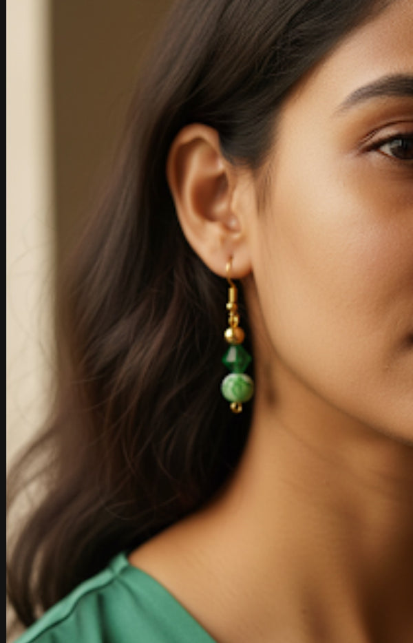 Earring handmade AntiquePolish