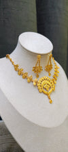 Chokar necklace, 24crt gold plated
