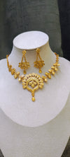Chokar necklace, 24crt gold plated