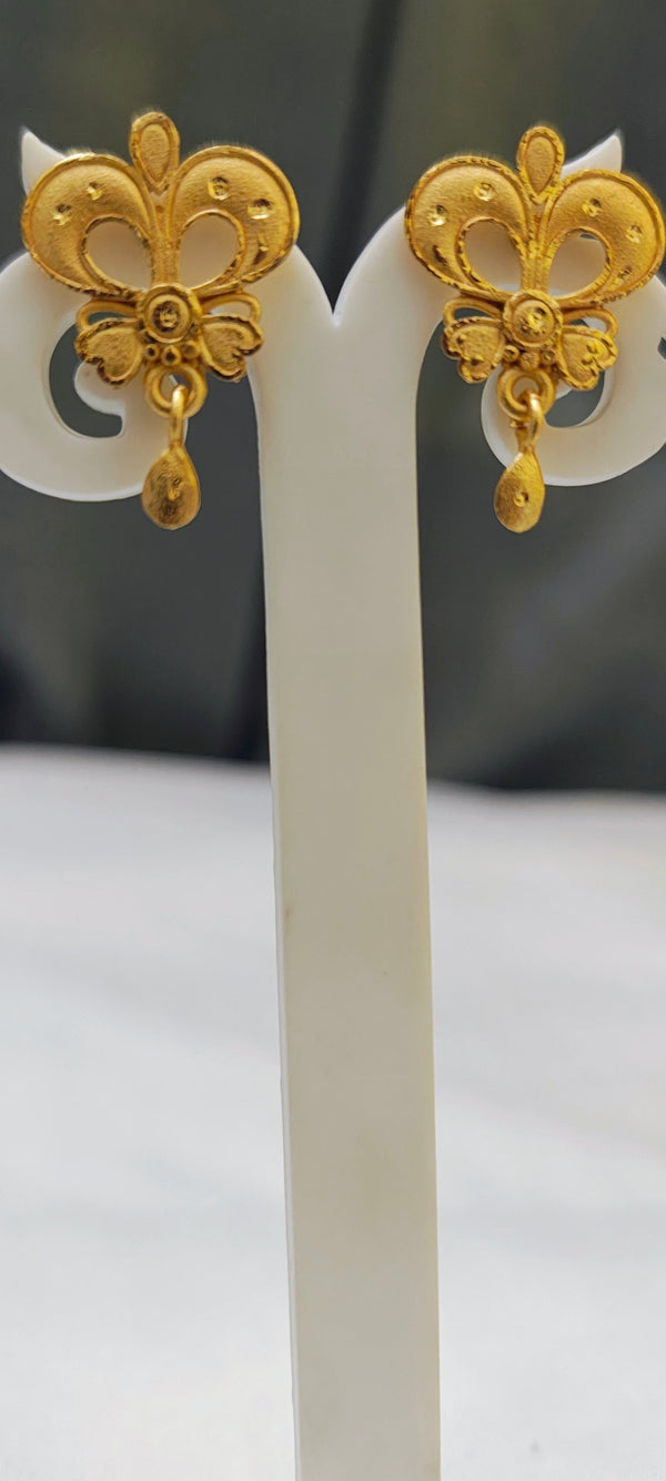 Earring 24crt gold plated