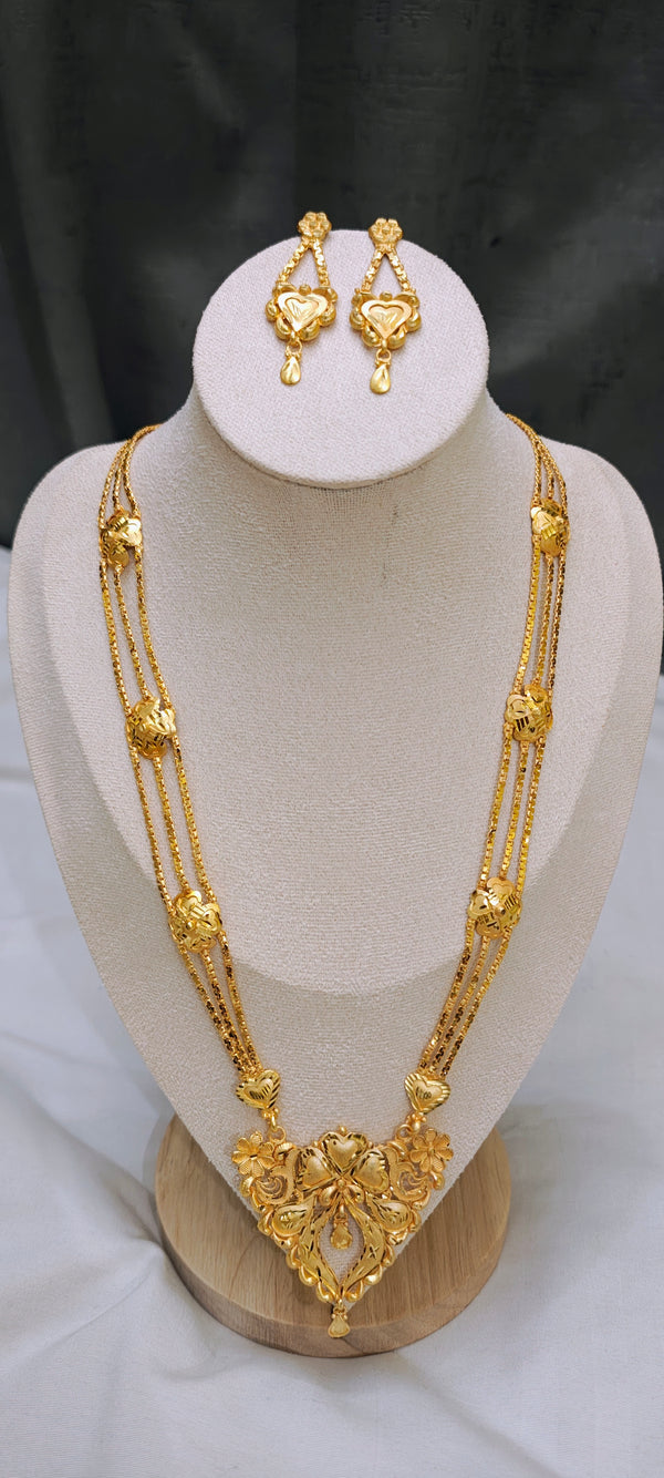 Sitahar/ Ranihar 24crt gold plated, premium quality