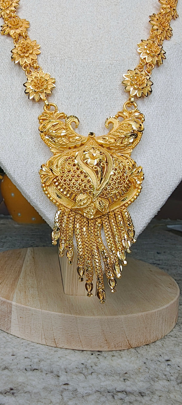 Sitahar/ Ranihar 24crt gold plated, premium quality