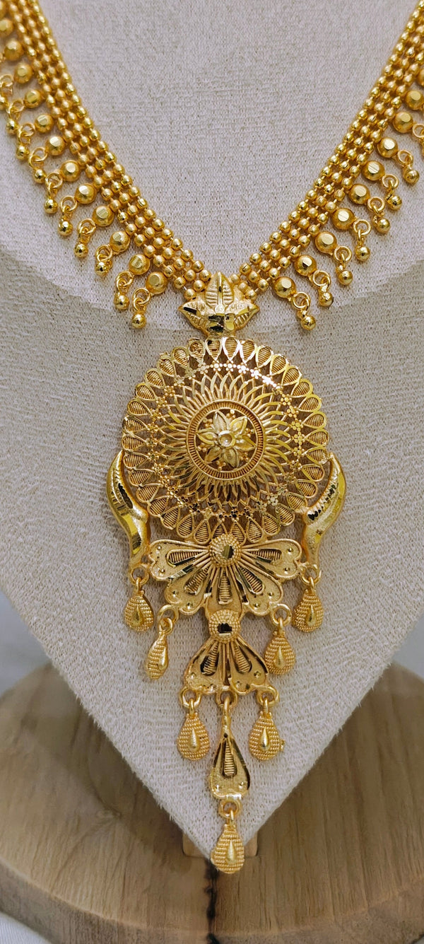 Sitahar/ Ranihar 24crt gold plated, premium quality