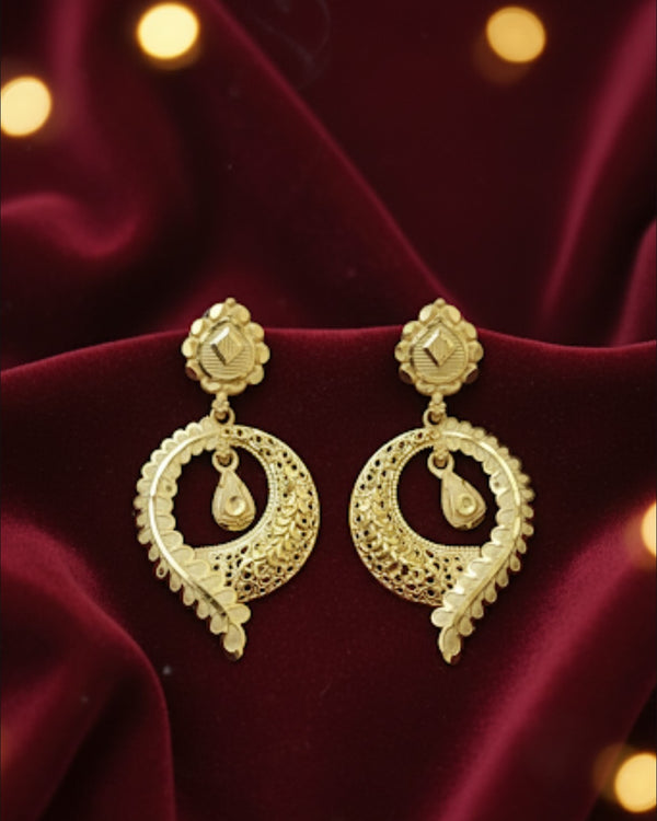 Earring 24 carate gold plated