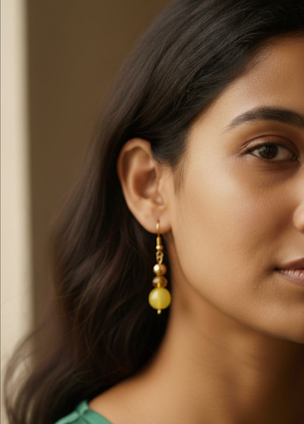 Earring handmade AntiquePolish