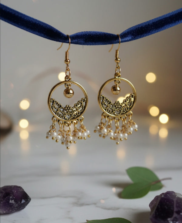 Earring handmade AntiquePolish