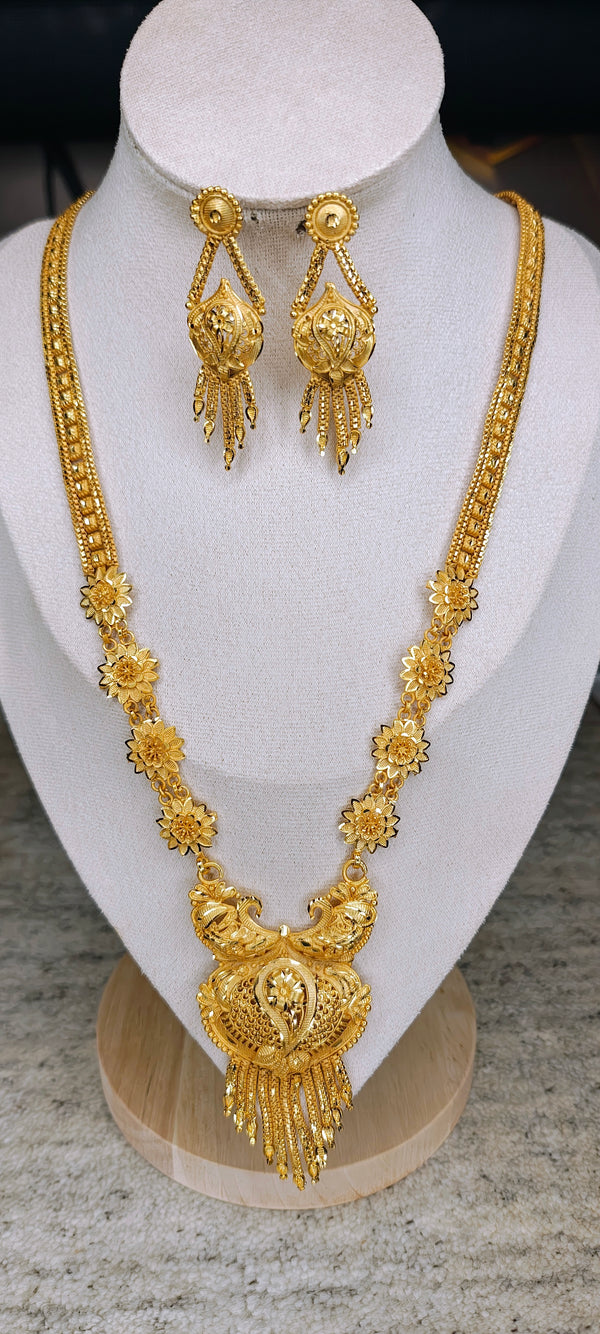 Sitahar/ Ranihar 24crt gold plated, premium quality