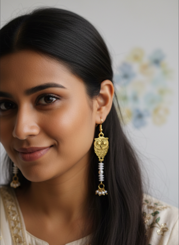 Earring handmade AntiquePolish