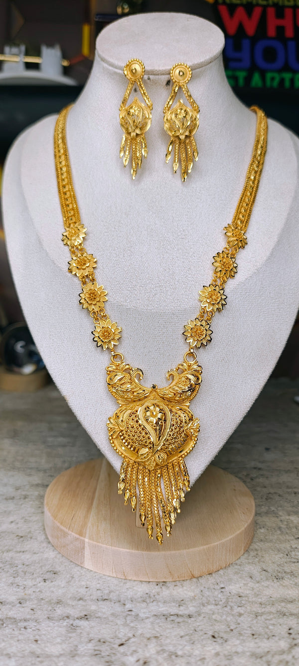 Sitahar/ Ranihar 24crt gold plated, premium quality