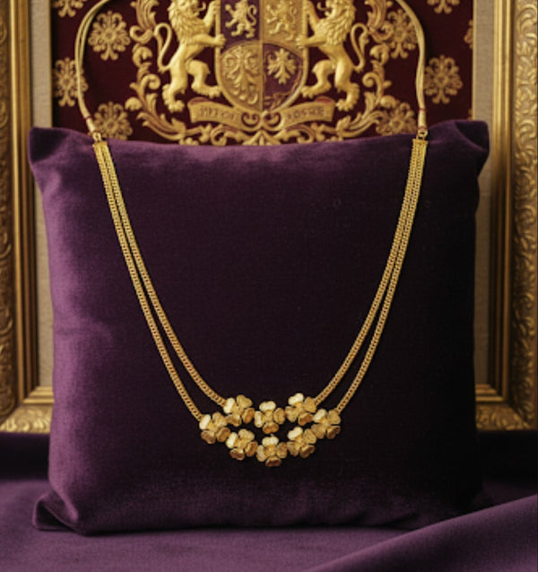 SitaHar mid leanght 24 carate gold plated