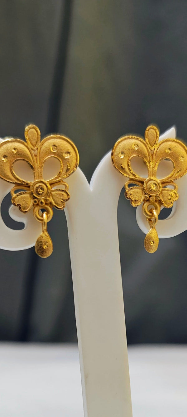 Earring 24crt gold plated
