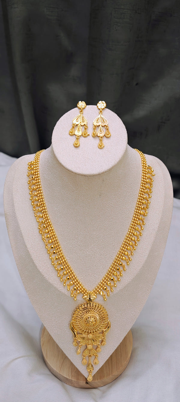Sitahar/ Ranihar 24crt gold plated, premium quality