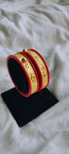 Pola bangle 24 crt gold plated