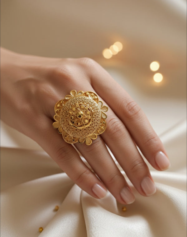 1 gram gold plated ring