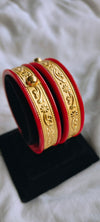 Pola bangle 24 crt gold plated