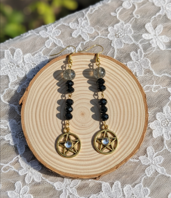 Earring handmade AntiquePolish