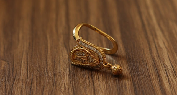 1 gram gold plated ring
