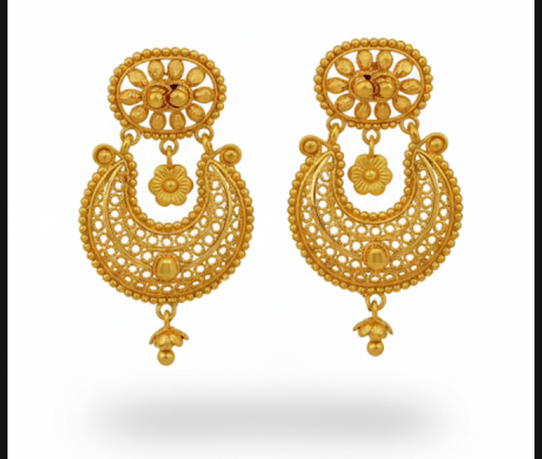Earring 24ctr gold plated