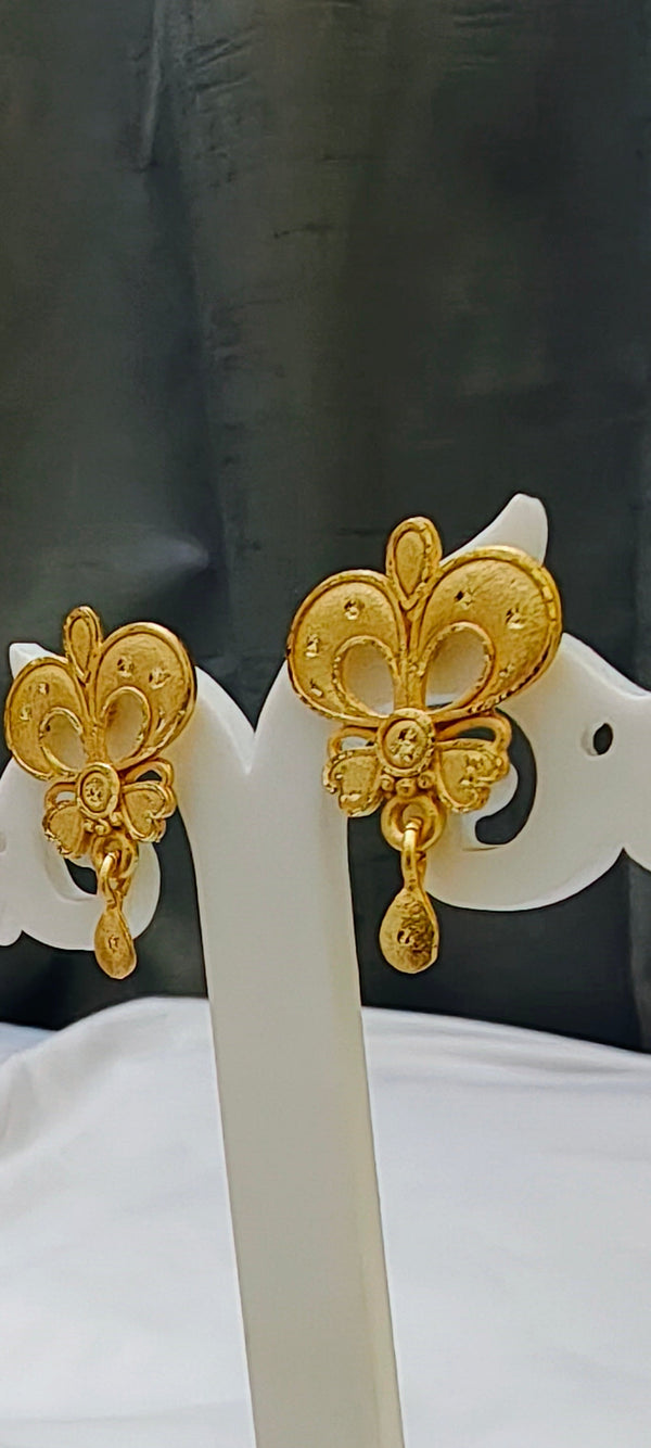 Earring 24crt gold plated
