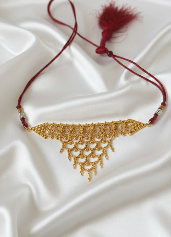 Jhalor chokar 24crt gold plated