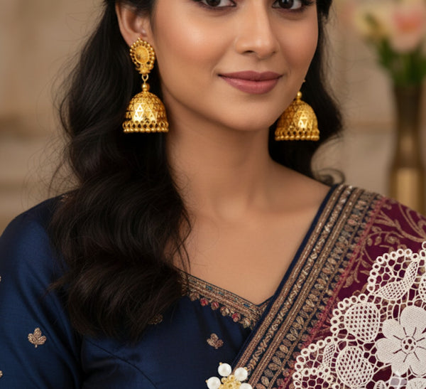 Jhumka earrings 24crt Gold plated