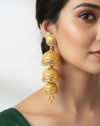 Jhumka earrings 24crt Gold plated