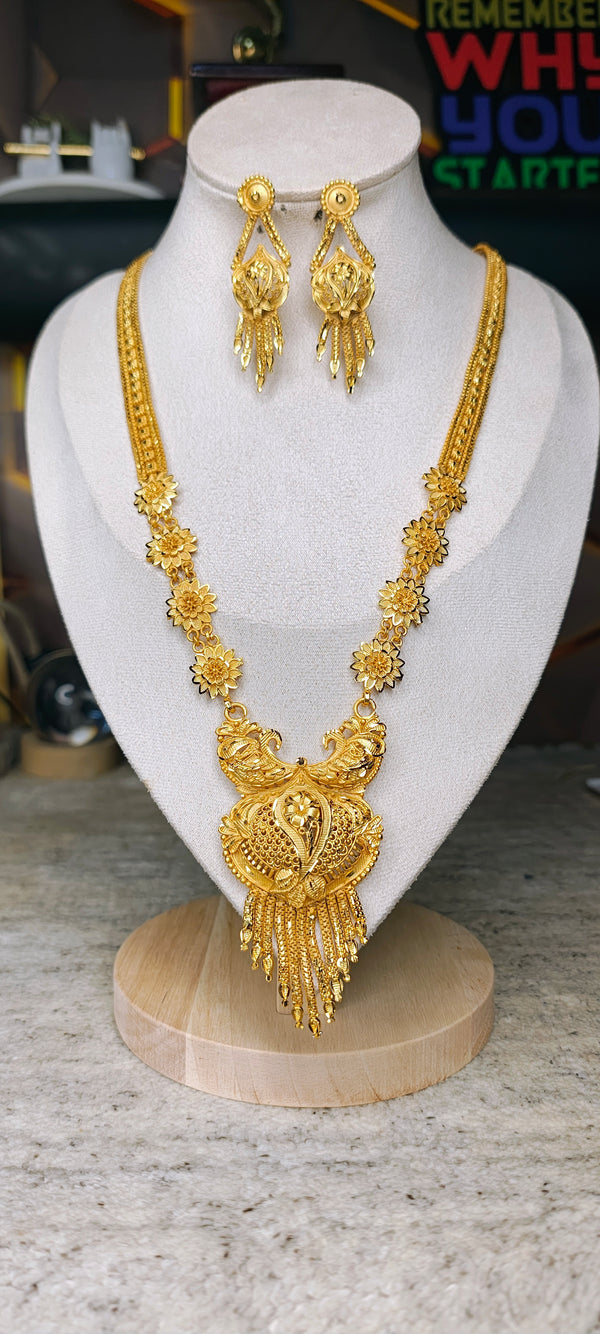 Sitahar/ Ranihar 24crt gold plated, premium quality