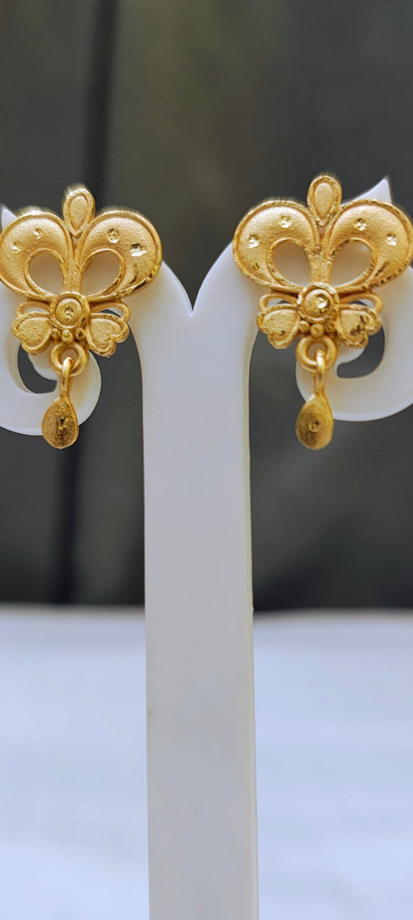 Earring 24crt gold plated