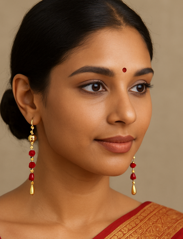 Earring handmade AntiquePolish