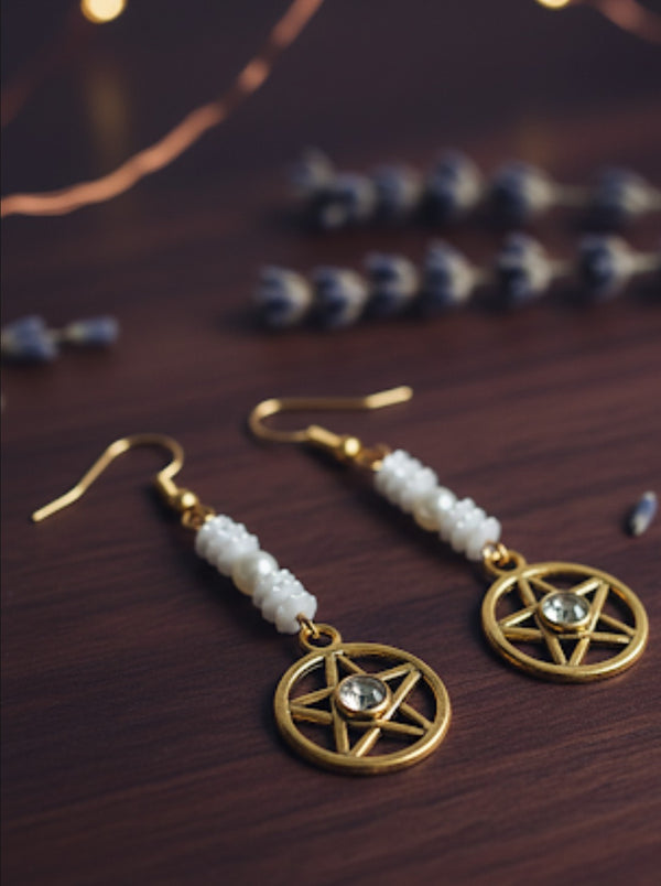 Earring handmade AntiquePolish