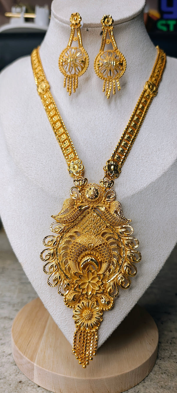 Sitahar / Ranihar 24crt gold plated, premium quality