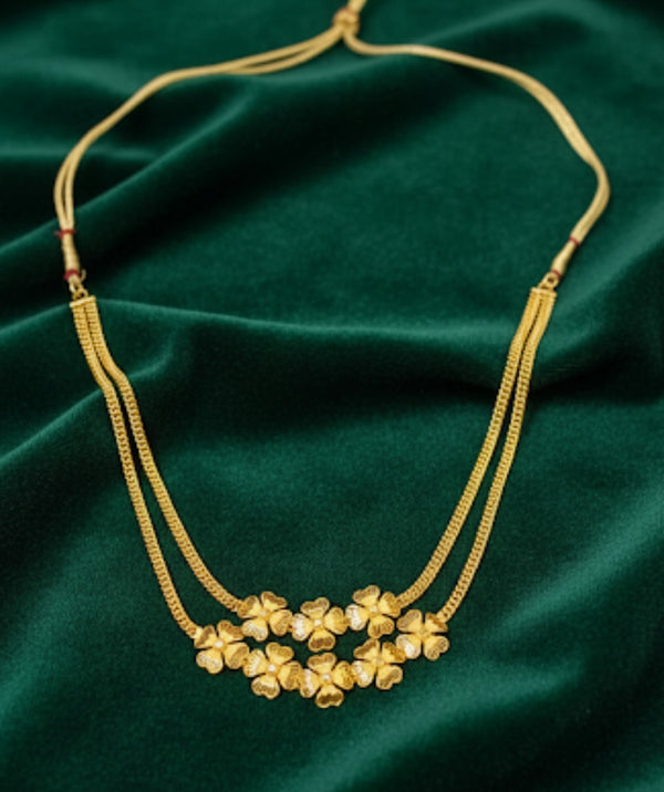 SitaHar mid leanght 24 carate gold plated