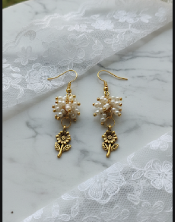 Earring handmade AntiquePolish