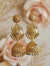 Jhumka earrings 24crt Gold plated