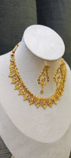Slick Necklace, 24crt gold plated