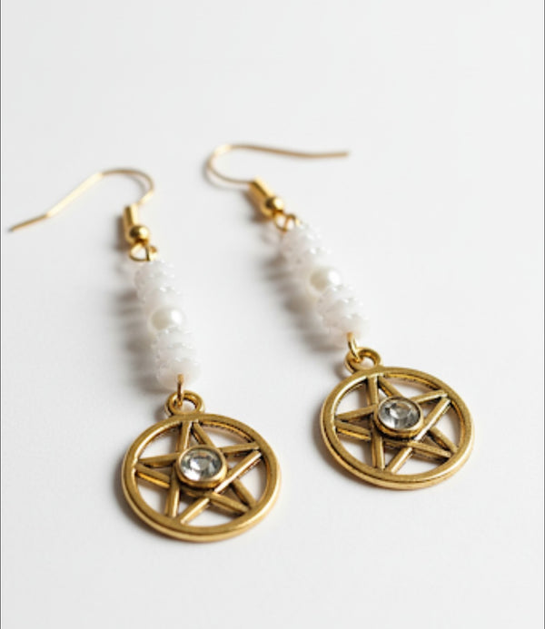 Earring handmade AntiquePolish