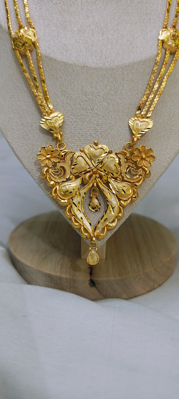 Sitahar/ Ranihar 24crt gold plated, premium quality