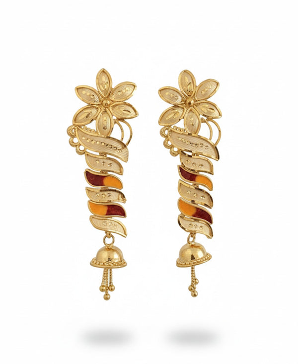 Earring 24ctr gold plated
