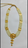 Pearl Chokar set 24 crt gold plated