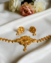 Choker 24 crt gold plated