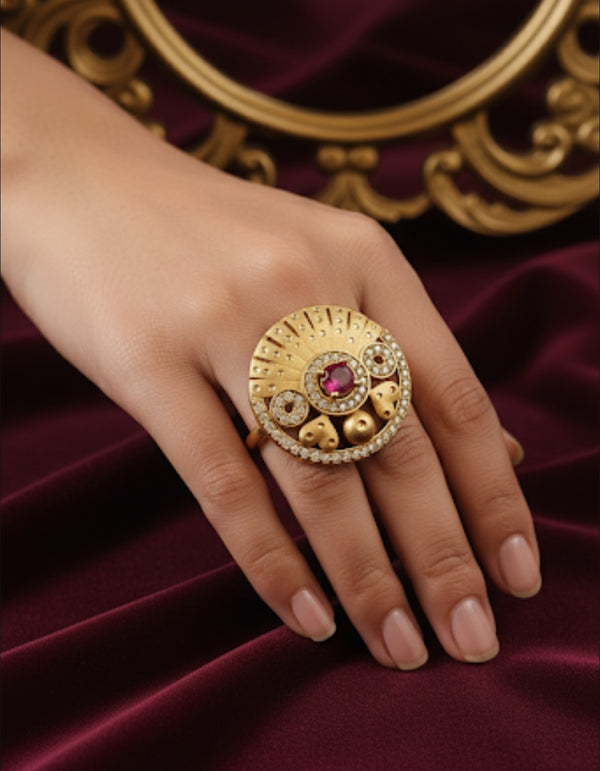 1 gram gold plated ring