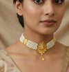 Pearl Chokar 24crt gold plated