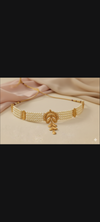 Pearl Chokar set 24 crt gold plated
