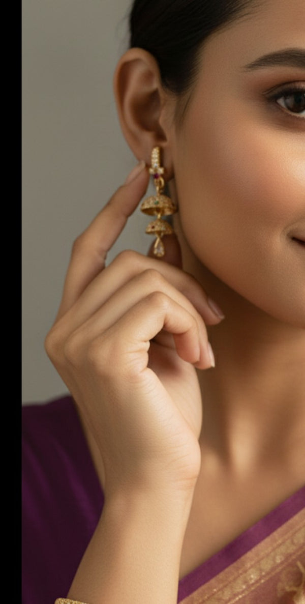 Earring 24crt Gold plated