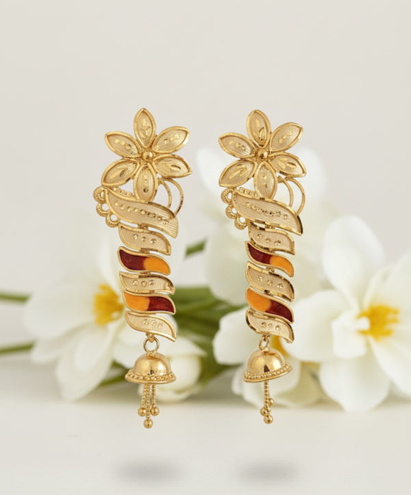 Earring 24ctr gold plated
