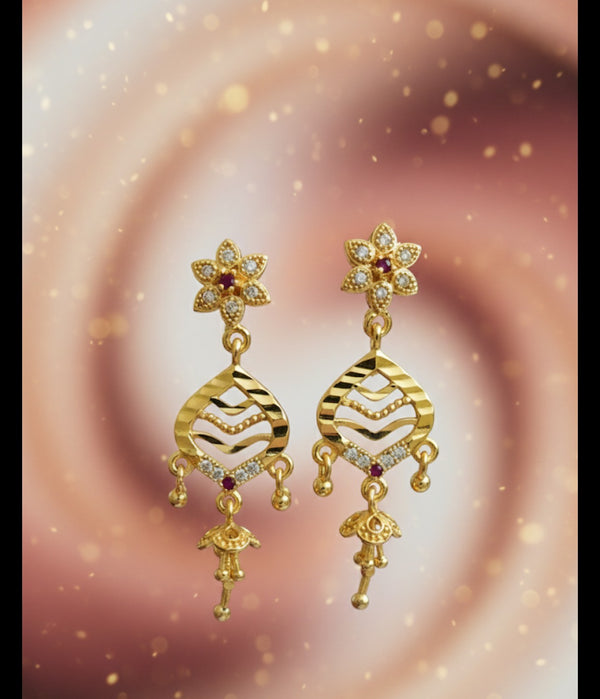 Earring 24crt Gold plated
