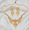 AD studded 24 carate necklace set