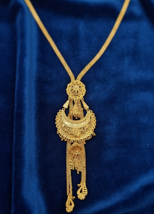 Sitahar mid length 24 carate gold plated